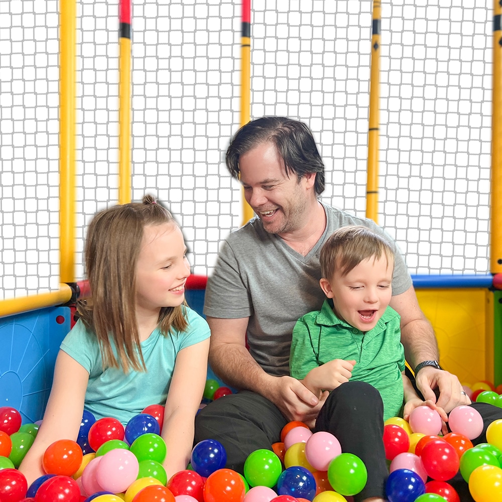 Funphix Dive In Ball Pit Toy, Huge Ballpit Playset for Kids | Outdoor & Indoor Large & Enclosed Ball pit, view 3