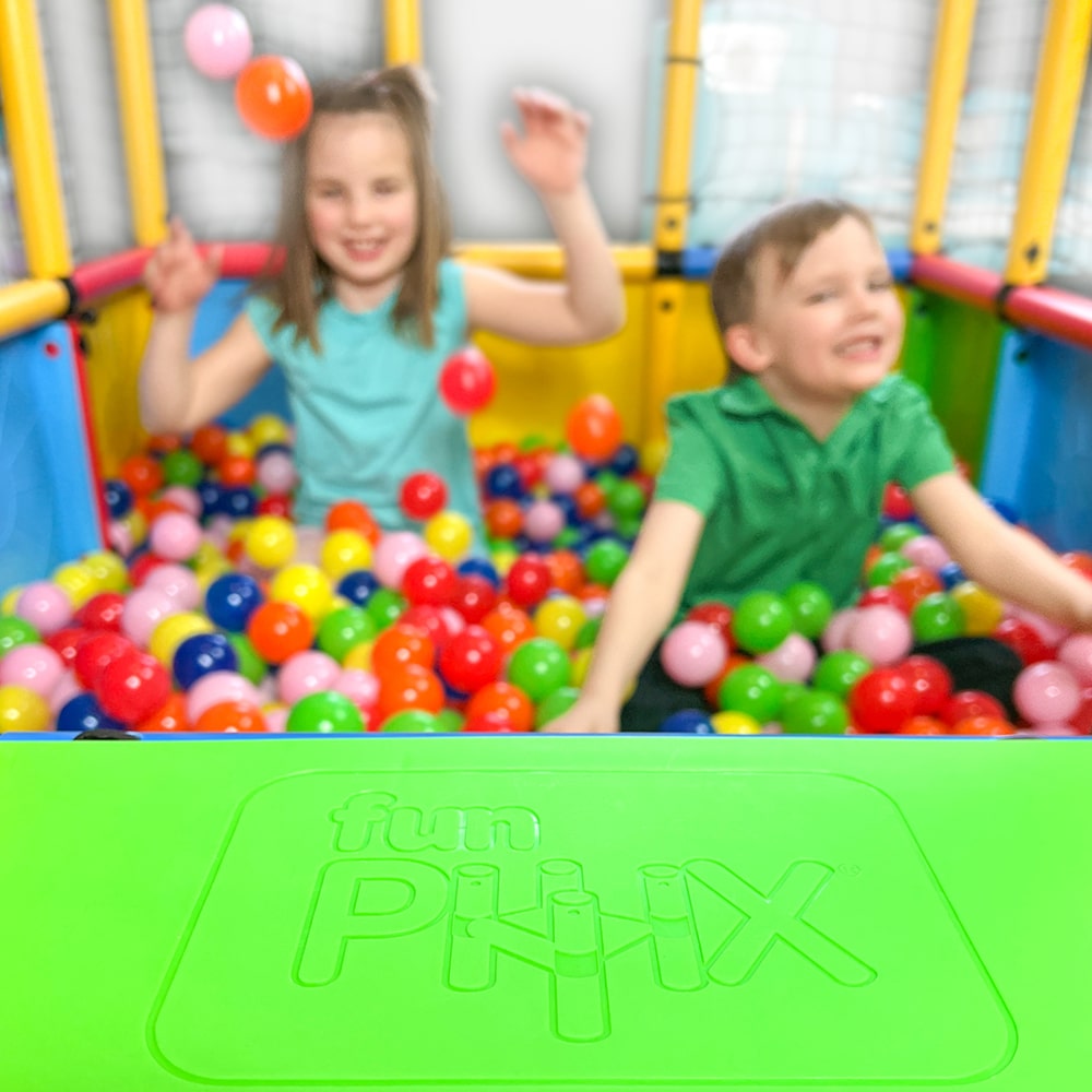 Funphix Dive In Ball Pit Toy, Huge Ballpit Playset for Kids | Outdoor & Indoor Large & Enclosed Ball pit, view 5