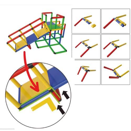 Funphix Parts and Building Set Add-ons – Duplex Connector X2, view 2