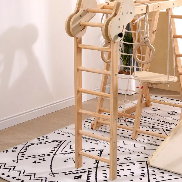 Funphix 5 In 1 Wooden Climber – Natural, view 4