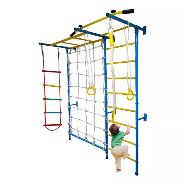 Funphix 7 In 1 Swedish Ladder Wall Gym Set – Large, view 3