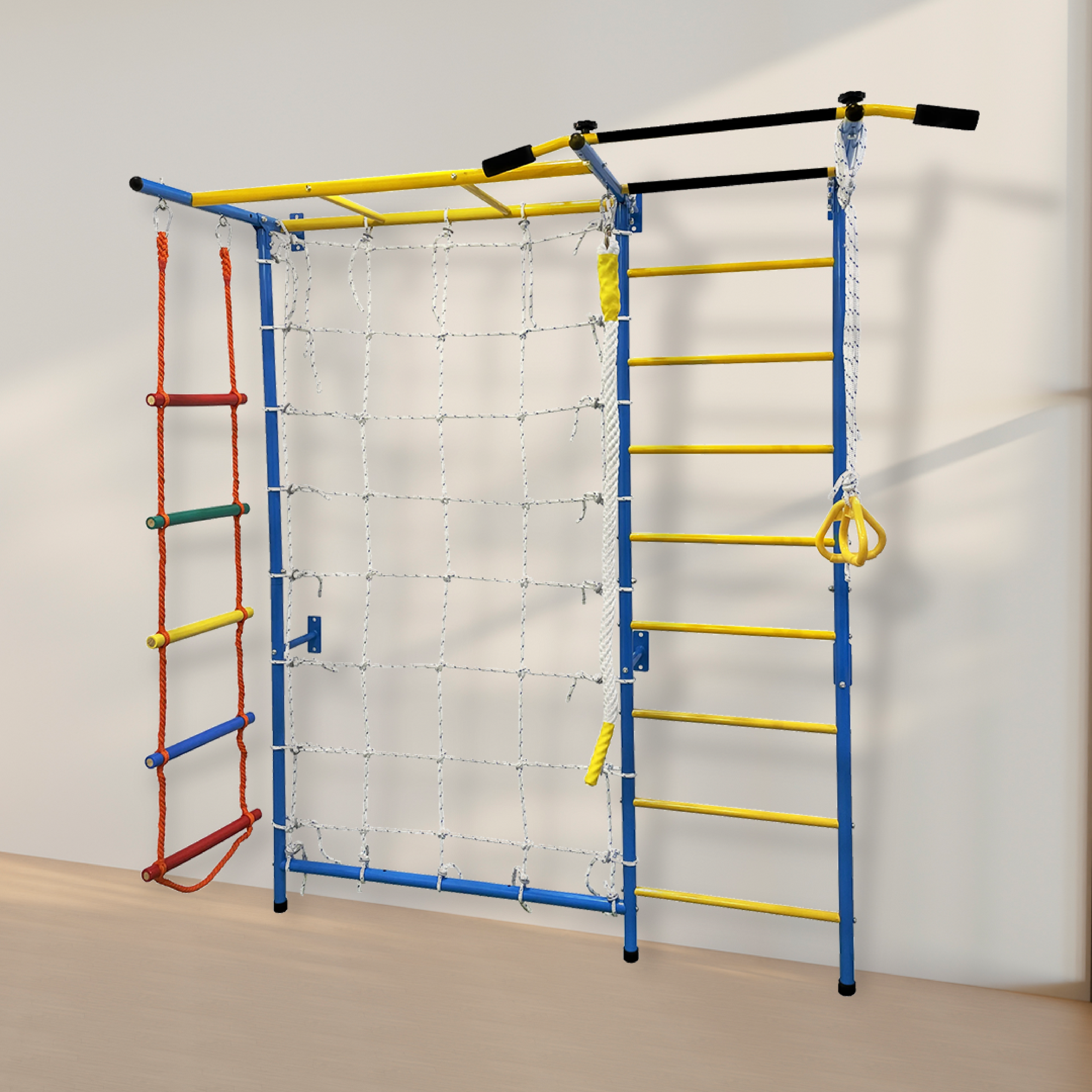 Funphix 7 In 1 Swedish Ladder Wall Gym Set – Large, view 6