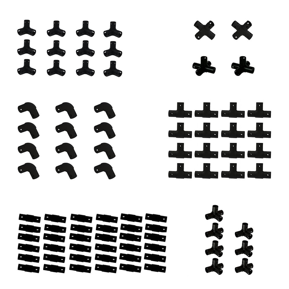 Funphix Add-on 87 Pc Bundle of Assorted Connectors for Tubes