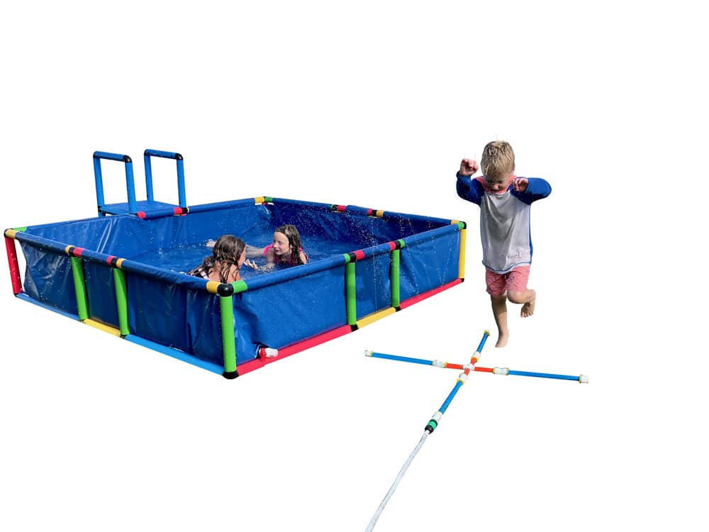 Funphix Build ‘n’ Splash Buildable Swimming Pool – Outdoor Building Toy Pool, Ball Pit, Sandpit – Connects with Other Funphix Sets, view 6