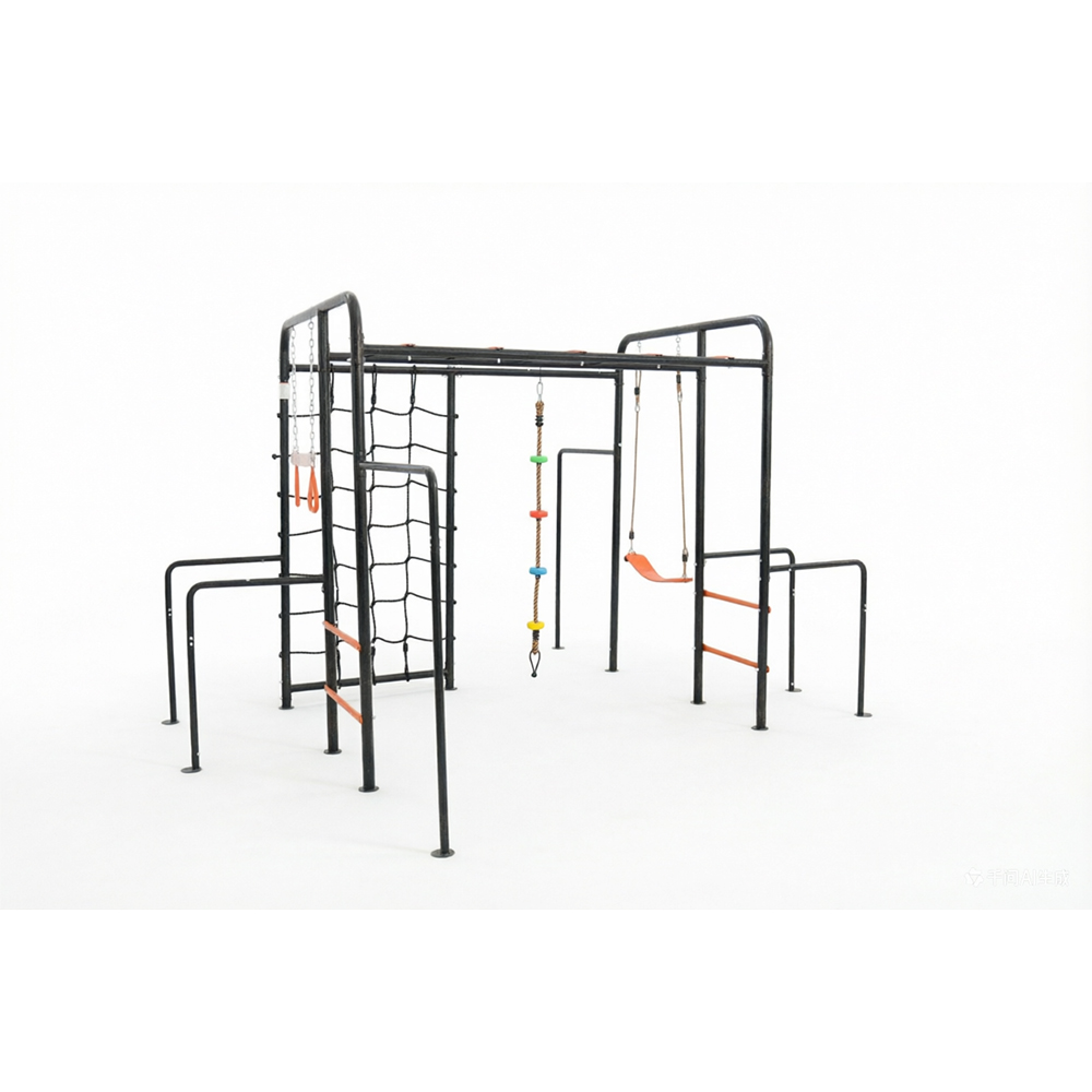 Funphix Climbing Frame & Monkey Bar Playset, view 2