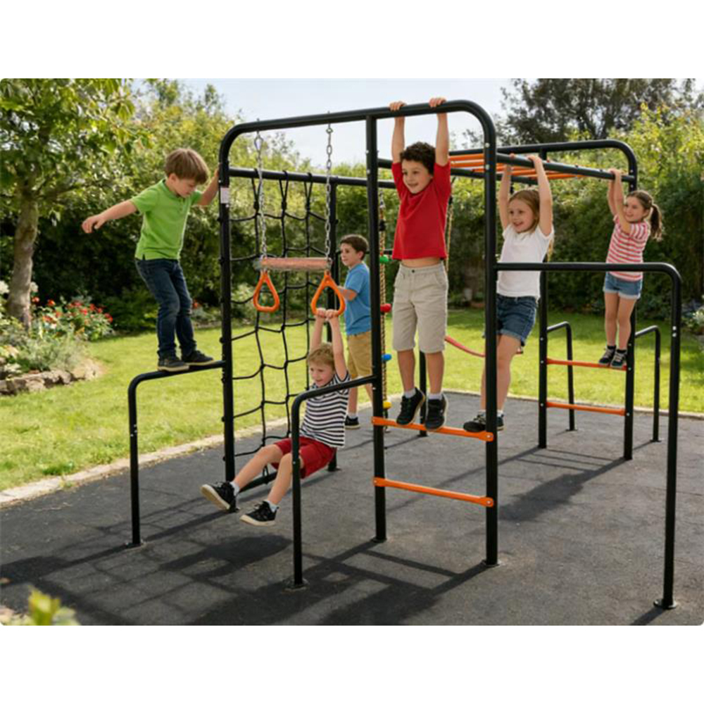 Funphix Climbing Frame & Monkey Bar Playset, view 5