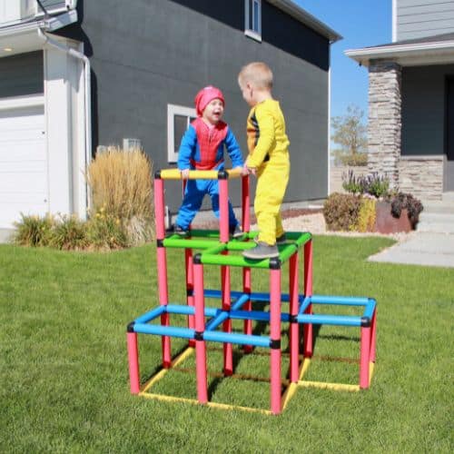 Funphix Climbing Gyms Playset Structure, Build & Play Indoor/ Outdoor Climbers For Kids