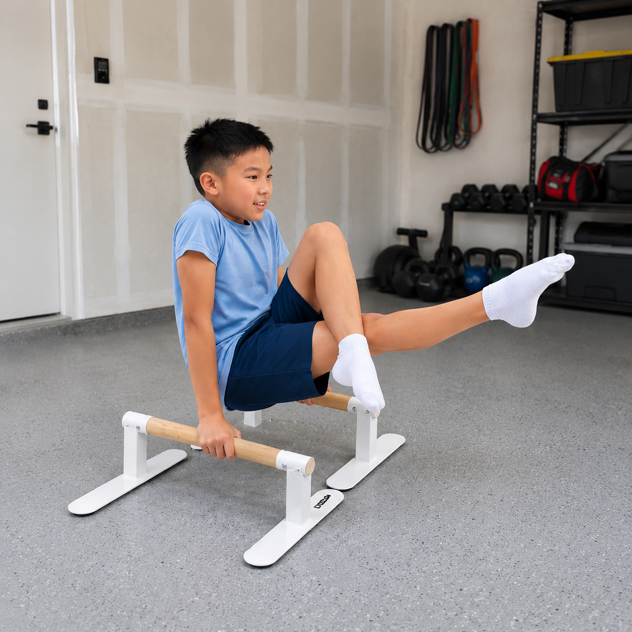 Funphix Gym Wooden Parallel bar, view 6