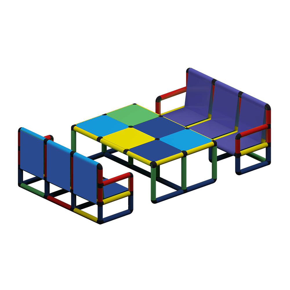 Funphix Home Sweet Home Furniture Set 528 PCS, view 4