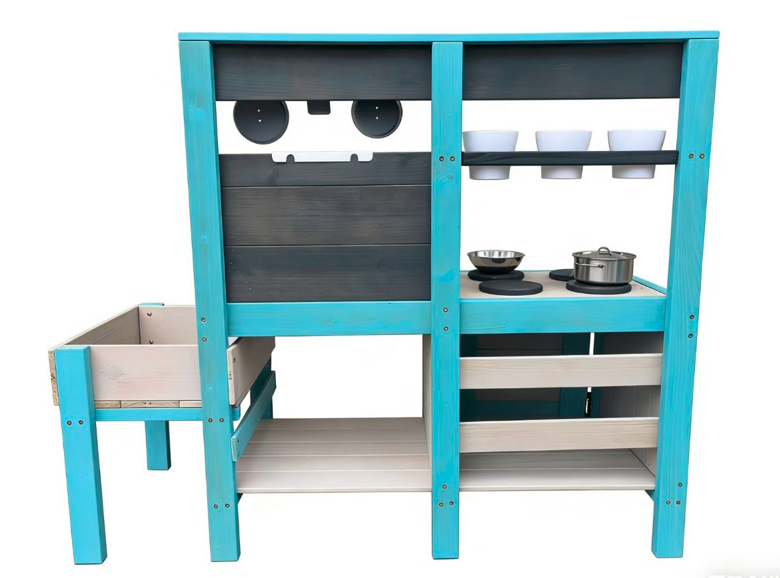 Funphix Indoor/Outdoor Mud Kitchen Playset for Kids, view 6
