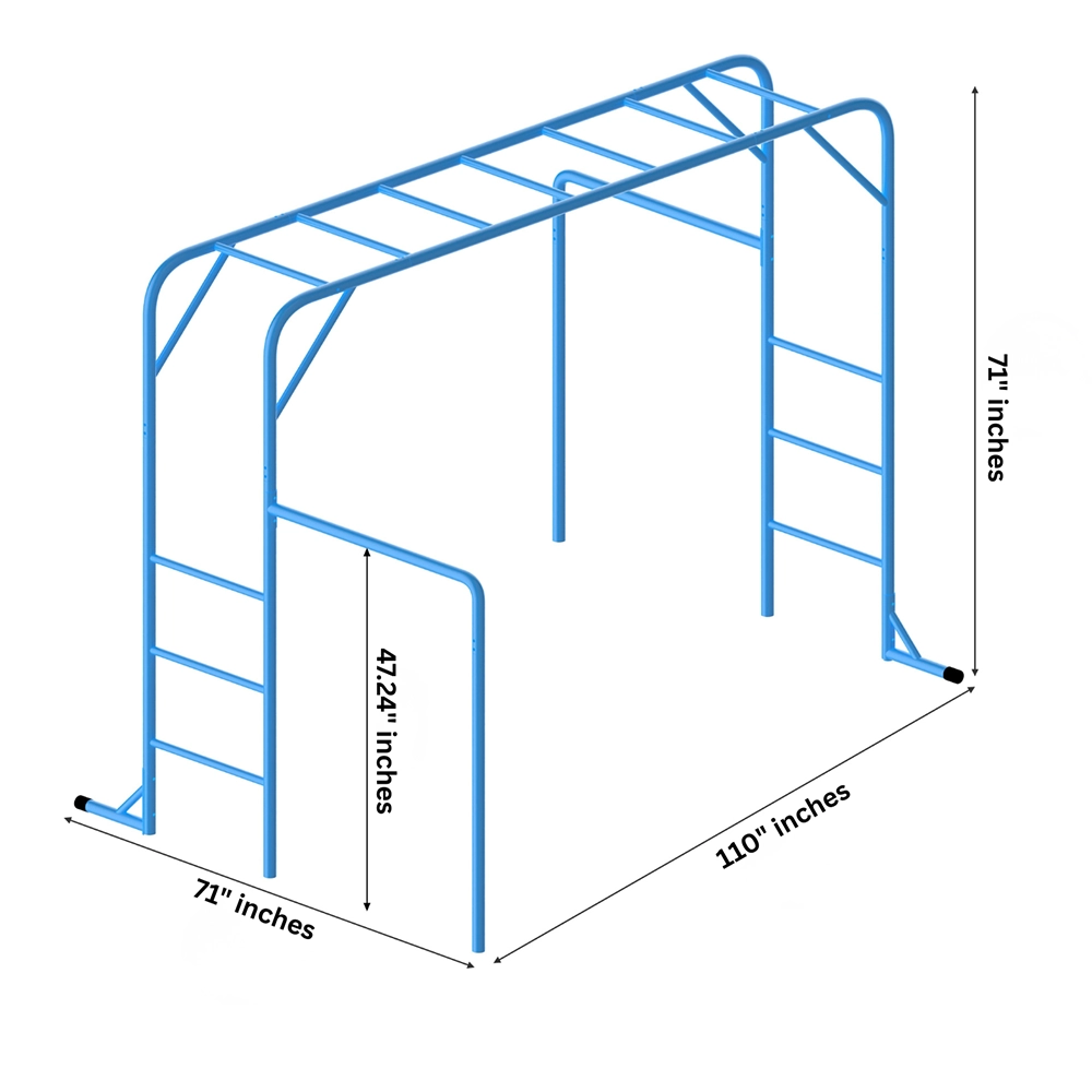 Funphix Jungle Climber Outdoor Fitness Frame, view 3