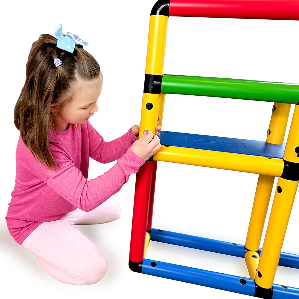 Funphix Little Family Doll Set 279 Pcs Building Toy with 2 Dolls, view 4