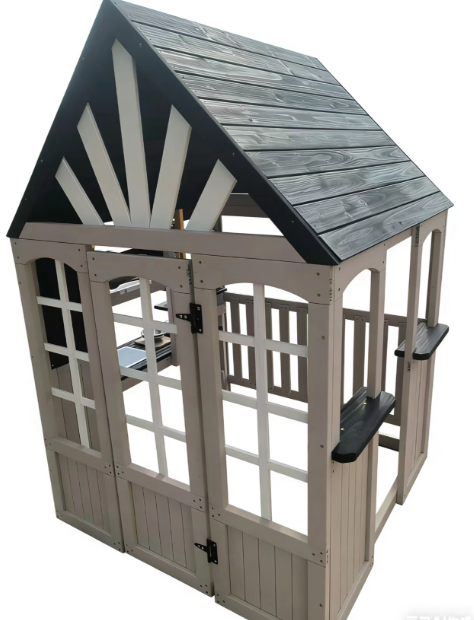 Funphix Playhouse Kitchen with Water Sink & Garden Planters, view 2