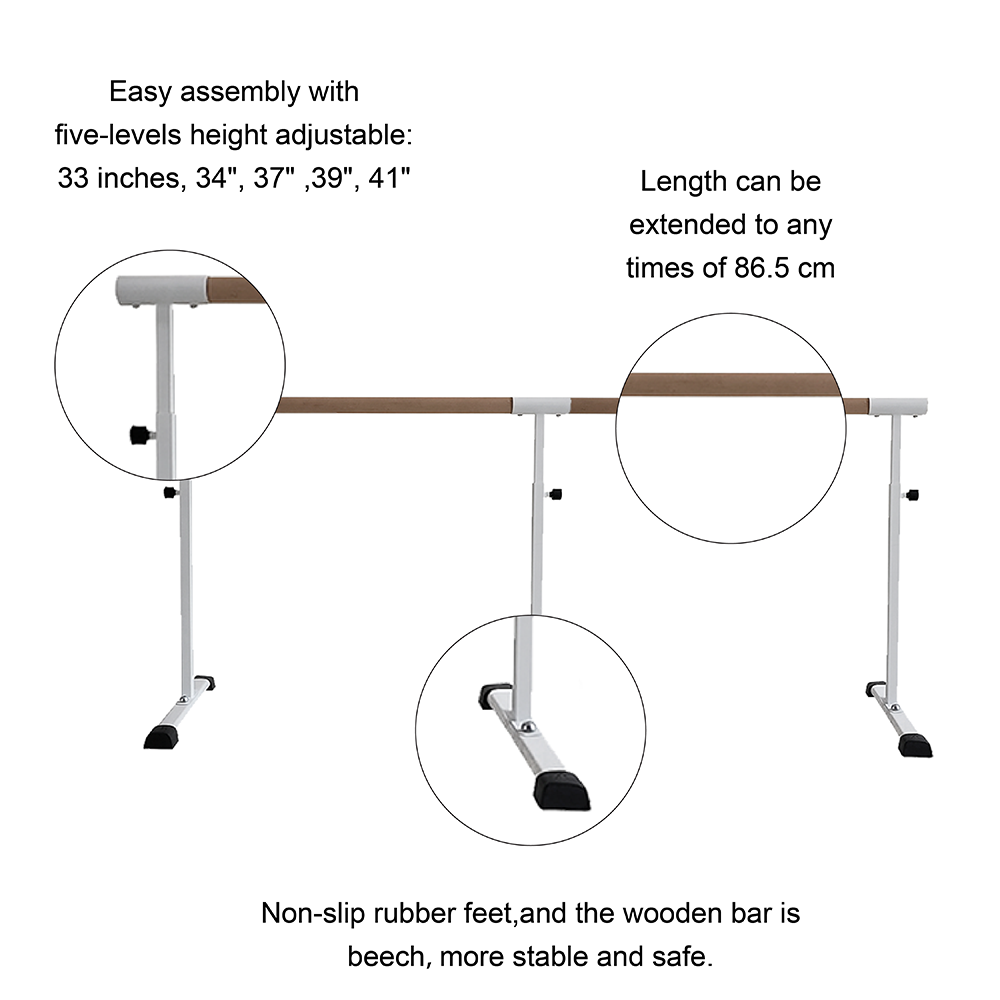 Funphix Premium Ballet Dance Stretch Bar – LARGE, view 3