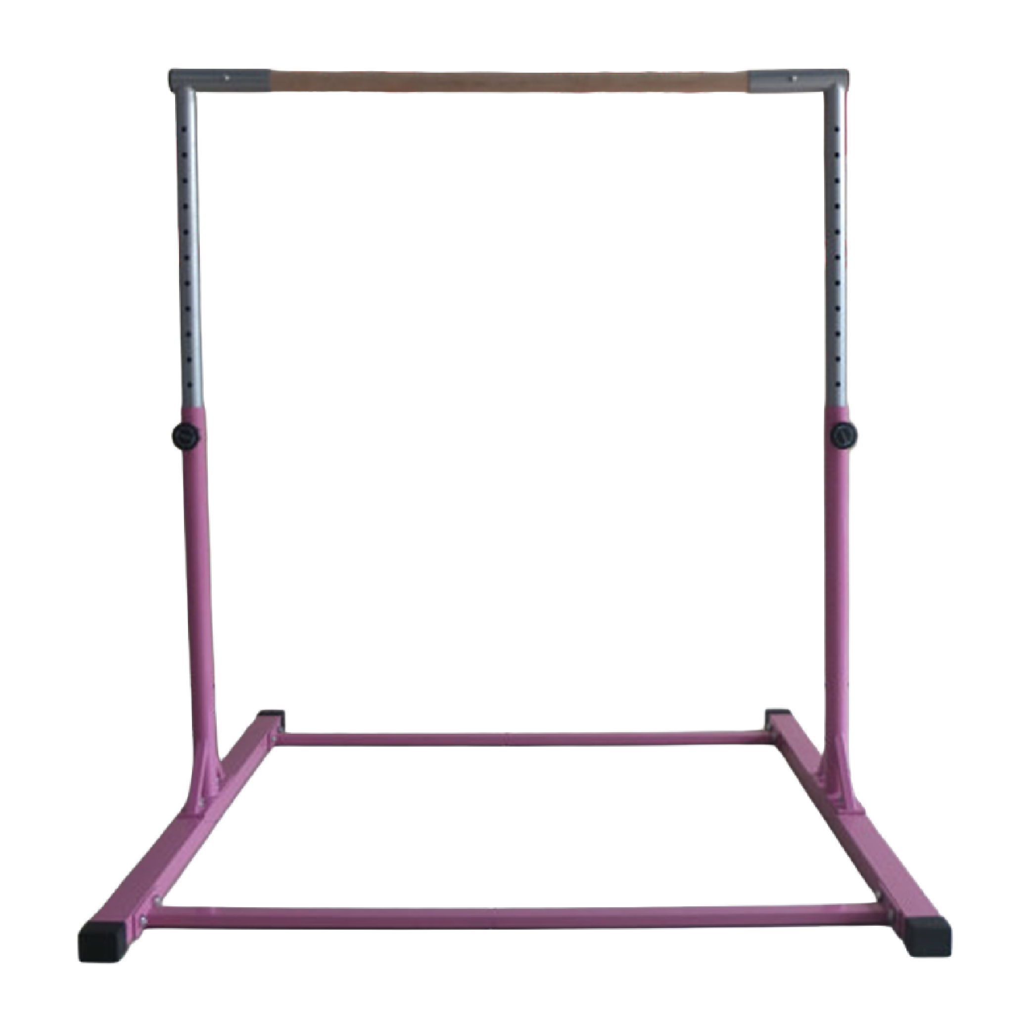 Funphix Premium Gymnastics Bar for Kid: Steel Construction with Beech Wood Horizontal Bar, view 5