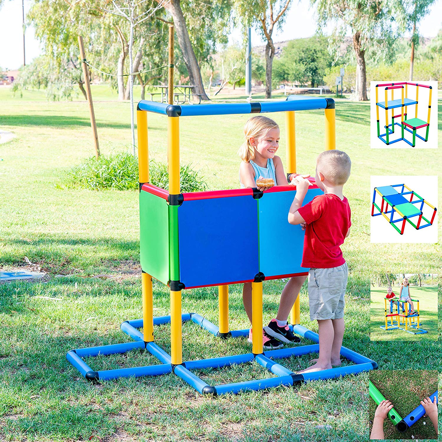 Funphix Standard Set- 199 Pieces – Building play-structures for Indoors & Outdoors, view 2