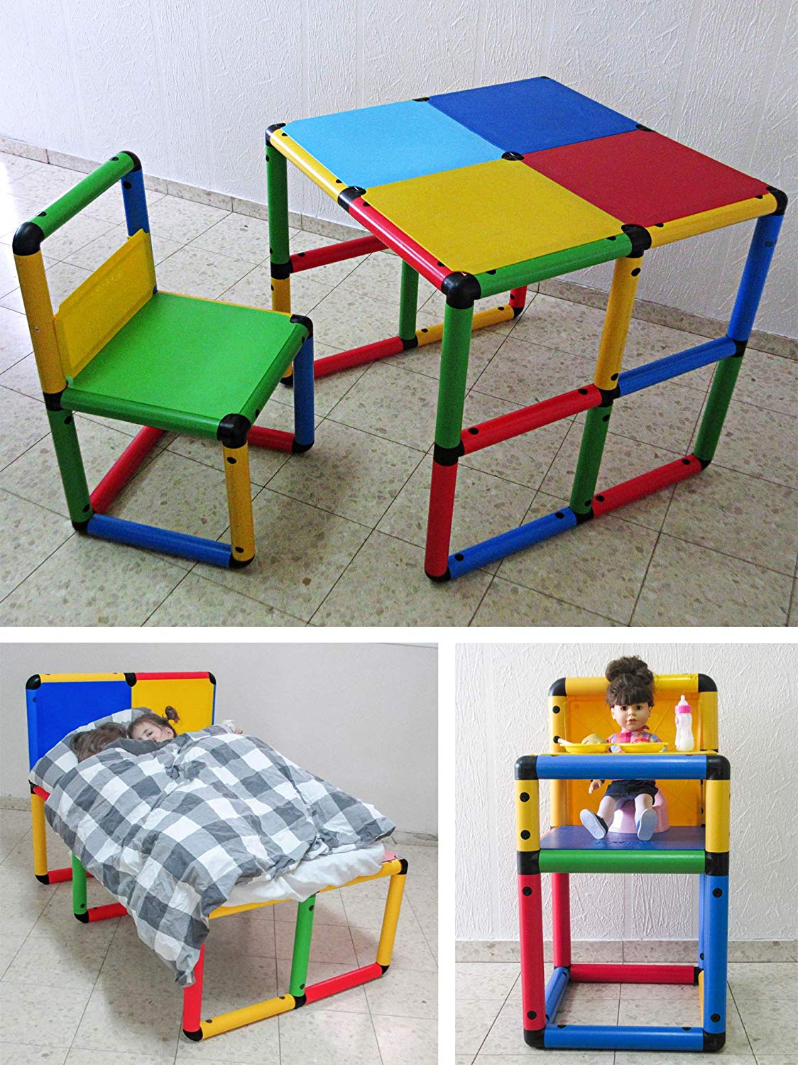 Funphix Standard Set- 199 Pieces – Building play-structures for Indoors & Outdoors, view 6