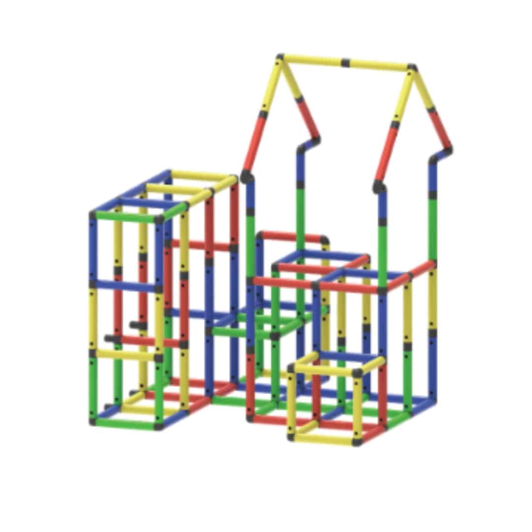 Funphix Giant Gym Modular Life-Size Playset, Kids Climbing Frame For Kids | Indoor & Outdoor Climbing Structure, view 4