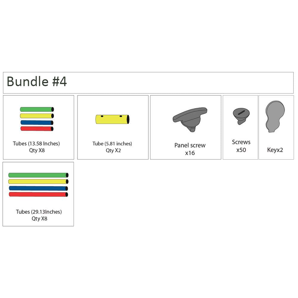 Funphix Set of Long and Short tubes and Screws, view 2