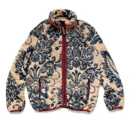 Galartsy Porcelain Bloom Sherpa Jacket