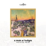 Galartsy A Walk at Twilight, Van Gogh Knit Sweater, view 6