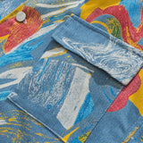 Galartsy Abstract Painting Oversized denim Jacket, view 4
