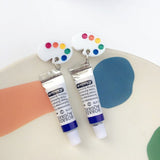 Galartsy Acrylic tube & Palette Earrings, view 4