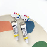 Galartsy Acrylic tube & Palette Earrings, view 5