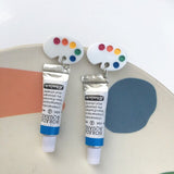 Galartsy Acrylic tube & Palette Earrings, view 6