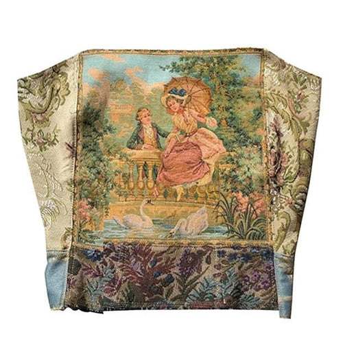 Galartsy Aesthetic Embroidered Tube Top