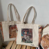 Galartsy Alphonse Mucha Canvas Tote Bags, view 5