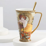 Galartsy Alphonse Mucha Ceramic mugs, view 4