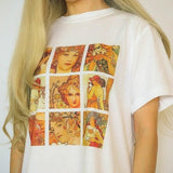Galartsy Alphonse Mucha Grid T-shirt, view 2
