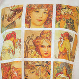 Galartsy Alphonse Mucha Grid T-shirt, view 4