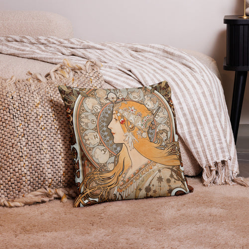 Galartsy Alphonse Mucha Illustrations pillow cases