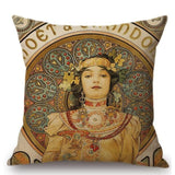 Galartsy Alphonse Mucha Illustrations pillow cases, view 4