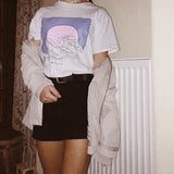 Galartsy And So It Is, Hokusai Wave Aesthetic T-Shirt, view 3