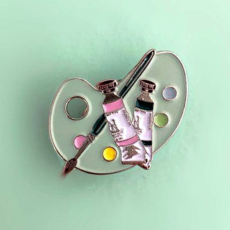 Galartsy Art Palette enamel pin