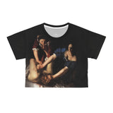 Galartsy Artemisia Gentileschi Judith Slaying Holofernes Crop Top, view 5