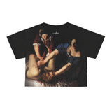 Galartsy Artemisia Gentileschi Judith Slaying Holofernes Crop Top, view 6