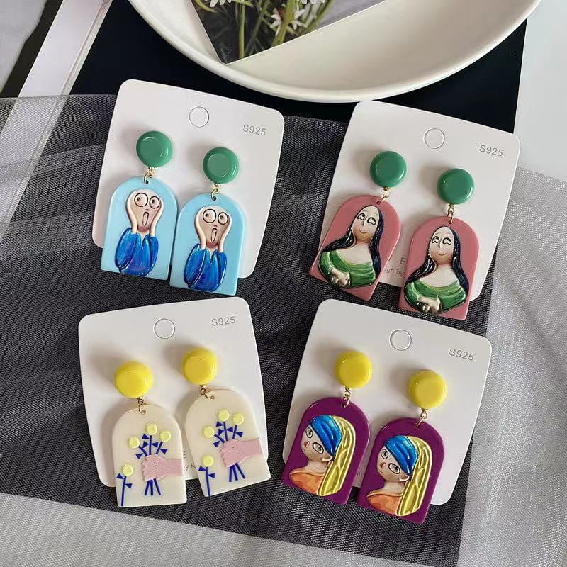 Galartsy Artsy Cartoon Earrings