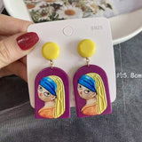 Galartsy Artsy Cartoon Earrings, view 4