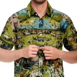 Galartsy Bosch The Garden of Earthly Delights  BUTTONED SHIRT, view 3