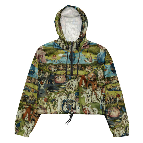 Galartsy Bosch The Garden of Earthly Delights cropped windbreaker