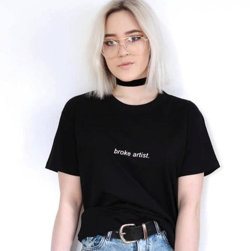 Galartsy Broke Artist Tshirt