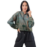Galartsy Claude Monet Impression, Sunrise cropped windbreaker, view 4