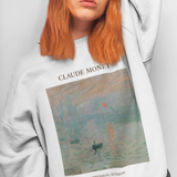 Galartsy Claude Monet Impression, Sunrise Sweatshirt, view 3