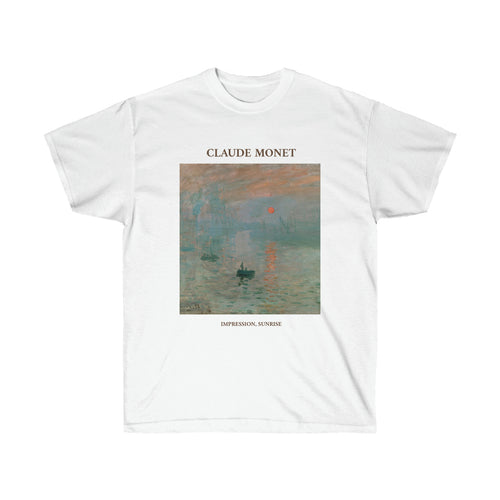 Galartsy Claude Monet Impression, Sunrise T-shirt