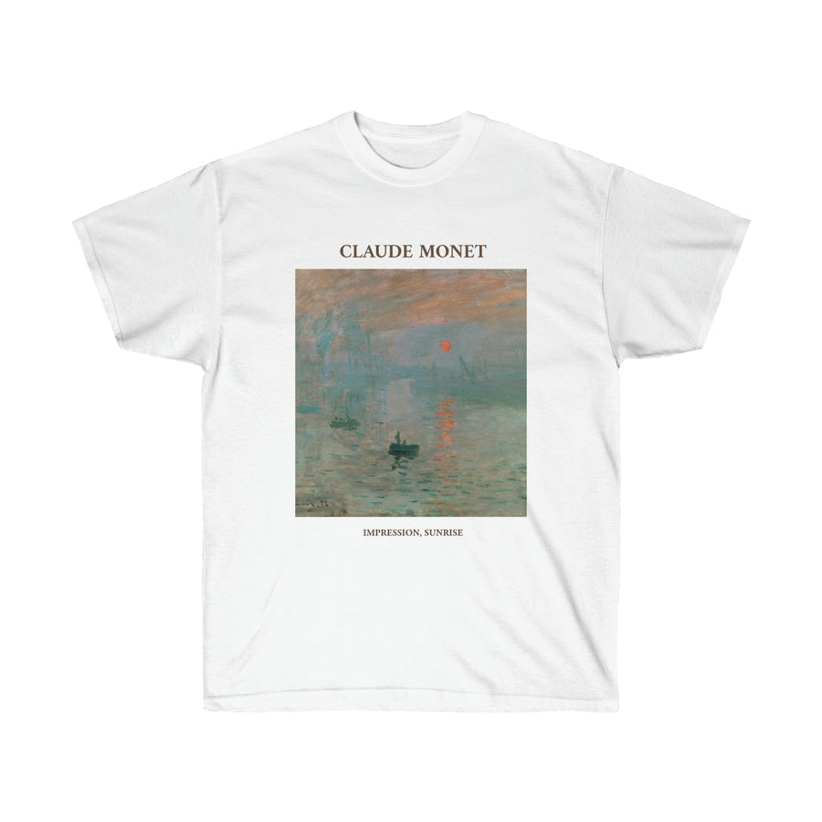 Galartsy Claude Monet Impression, Sunrise T-shirt