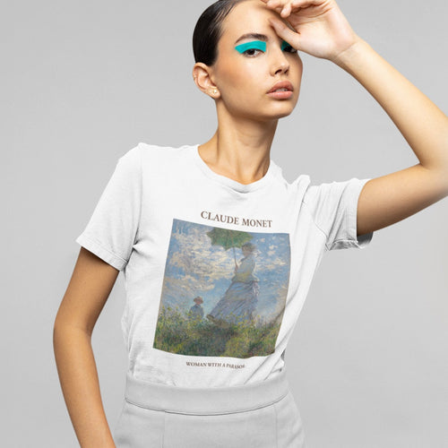 Galartsy Claude Monet Woman with a Parasol T-shirt
